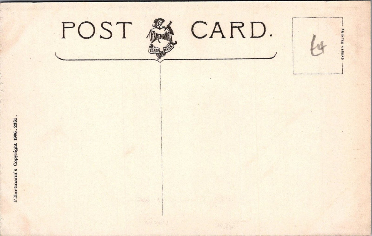 Good Luck Postcard: Four Leaf Clover Horseshoe Edwardian Ladies  XT3636