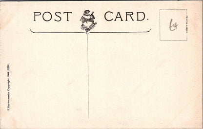 Good Luck Postcard: Four Leaf Clover Horseshoe Edwardian Ladies  XT3636