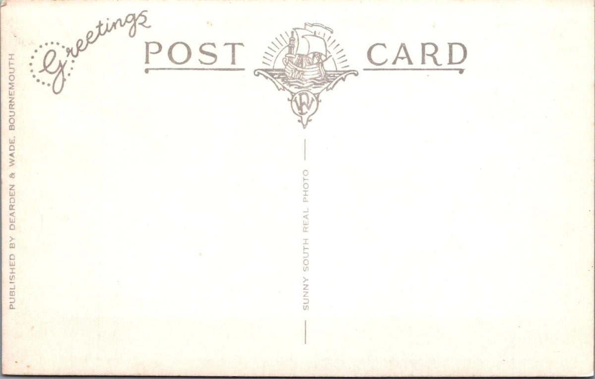 Devon Postcard: Lynmouth Mars Hill Rising Sun Hotel RPPC 1930s XT5572