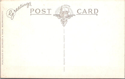 Devon Postcard: Lynmouth Mars Hill Rising Sun Hotel RPPC 1930s XT5572