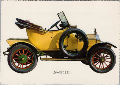 Automobile Postcard: Swift 1911 Vintage Classic Yellow Tourer Open Car RR23739