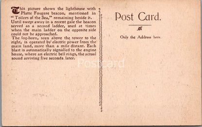Guernsey Postcard: Platte Fougère Lighthouse Channel Islands Sea View  XT5080