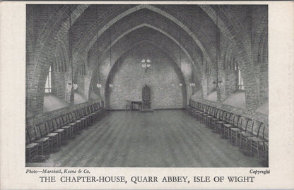 Isle of Wight Postcard: Quarr Abbey Chapter House Architecture 20116A
