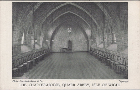Isle of Wight Postcard: Quarr Abbey Chapter House Architecture 20116A