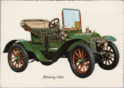 Automobile Postcard: Siddeley 1904 Green Goddess Classic Veteran Open Car RR23740