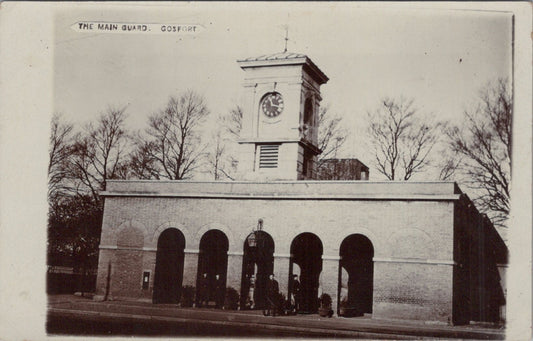Hampshire Postcard: The Main Guard Gosport, Barracks Clock Tower, 1910's XT3892