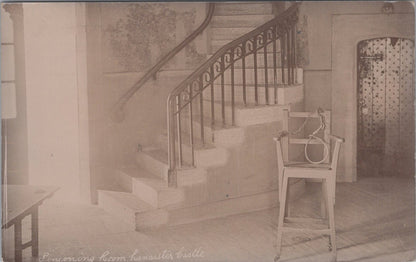 Lancashire Postcard: Lancaster Castle Pinioning Room Execution Chair XT4999
