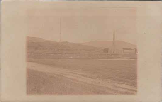 Isle Of Man Postcard: Tynwald Hill St Johns Church Spire View 1910s XT5386