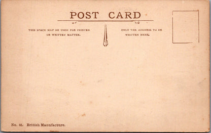 Toilers of the Deep Fishermen Fishing Boat Stormy Sea Postcard Art XT3493