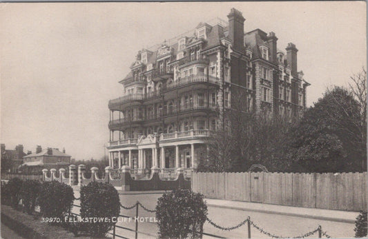 Suffolk Postcard: Cliff Hotel Felixstowe Edwardian Seaside Architecture XT5491