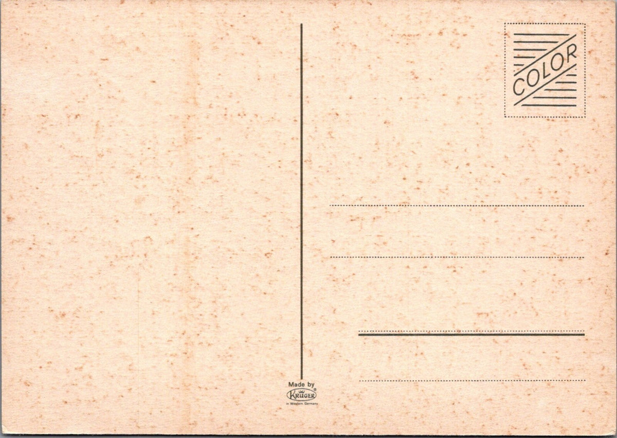 Automobile Postcard:Daimler 1888 1889 Steel Wheel Motor Car Museum 1960’s XT5354