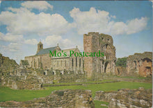 Load image into Gallery viewer, Northumberland Postcard -Lindisfarne Priory Parish Church &amp; Priory Ruins RR16070
