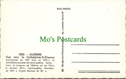 France Postcard - Auxerre - Vue Vers La Cathedrale St Etienne RS27049