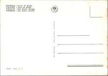 Load image into Gallery viewer, Italy Postcard - Venezia / Venice - The Rialto Bridge RRR1462
