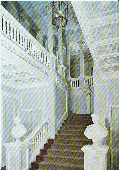 Hampshire Postcard - 'Theatric' Staircase, The Vyne, Near Basingstoke  AB703
