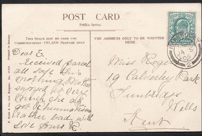 Kent Postcard: Moor Hill Hawkhurst Scenic Animated Street Scene  D486