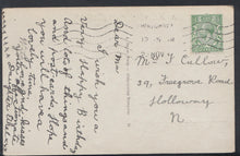 Load image into Gallery viewer, Greetings Postcard - A Happy Birthday - Flowers - Roses   RS7497
