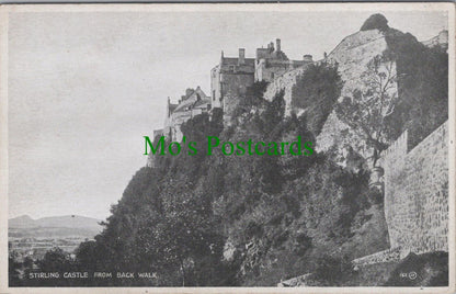 Scotland Postcard - Stirling Castle From Back Walk  DC2624
