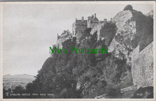 Scotland Postcard - Stirling Castle From Back Walk  DC2624