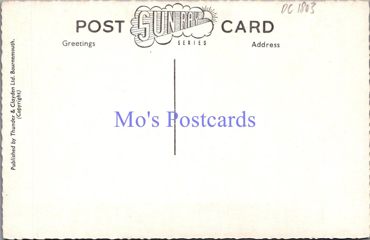 Dorset Postcard - Greetings From Boscombe, Nr Bournemouth DC1803