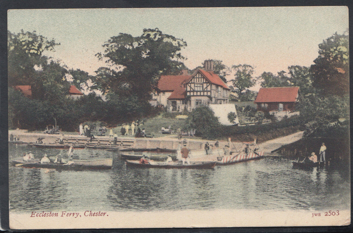 Cheshire Postcard - Eccleston Ferry, Chester  RS13742