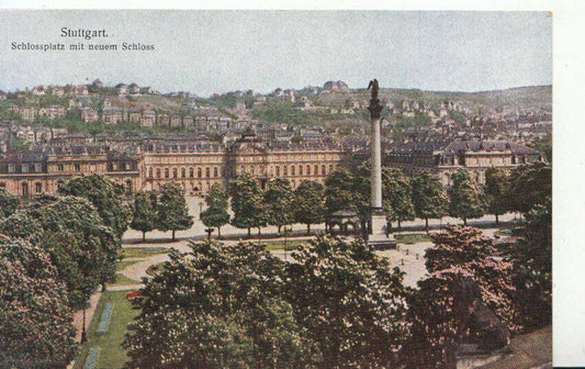 Germany Postcard - Stuttgart - Schlossplatz Mit Neuem Schloss   1537A