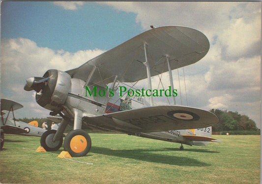 Aviation Postcard - The Gloster Gladiator Aeroplane, Vintage Aircraft  RR14246