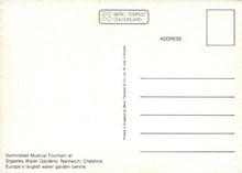 Load image into Gallery viewer, Cheshire Postcard - Illuminated Musical Fountain, Stapeley Water Gardens  RRR529
