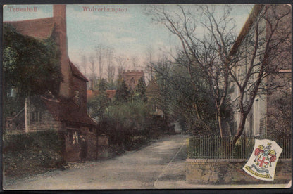 Staffordshire Postcard: Tettenhall Church Walk Wolverhampton 1900s Litho MB474