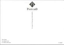 Load image into Gallery viewer, Yorkshire Postcard - Ripon Cathedral Pulpit, West Front &amp; Stained Window RRR1415
