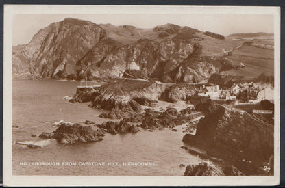 Devon Postcard - Hillsborough From Capstone Hill, Ilfracombe    RS8684