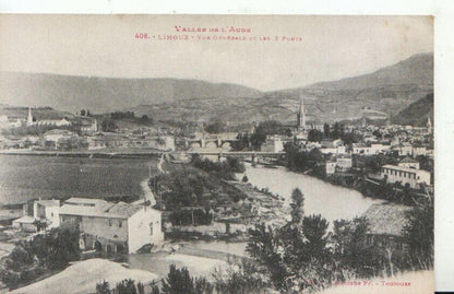 France Postcard - Limoux, Vue Generale Et Les 3 Ponts   TZ2466