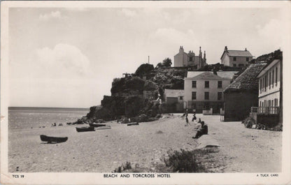 Devon Postcard - Beach and Torcross Hotel  XT139