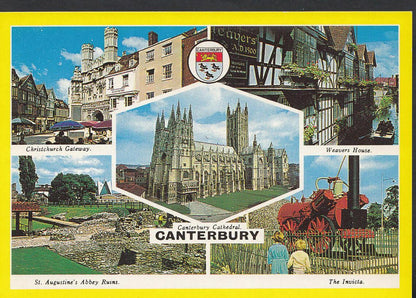 Kent Postcard - Views of Canterbury   WC17