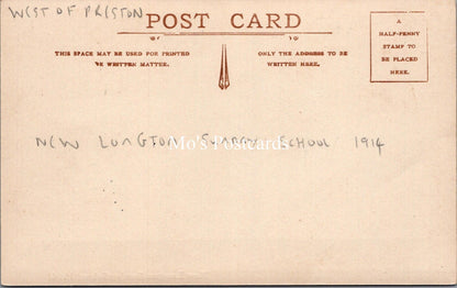 Lancashire Postcard: New Longton Sunday School 1914 - BH2134