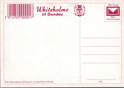 Scotland Postcard - Dunoon Town Square, Firth of Clyde RR16093