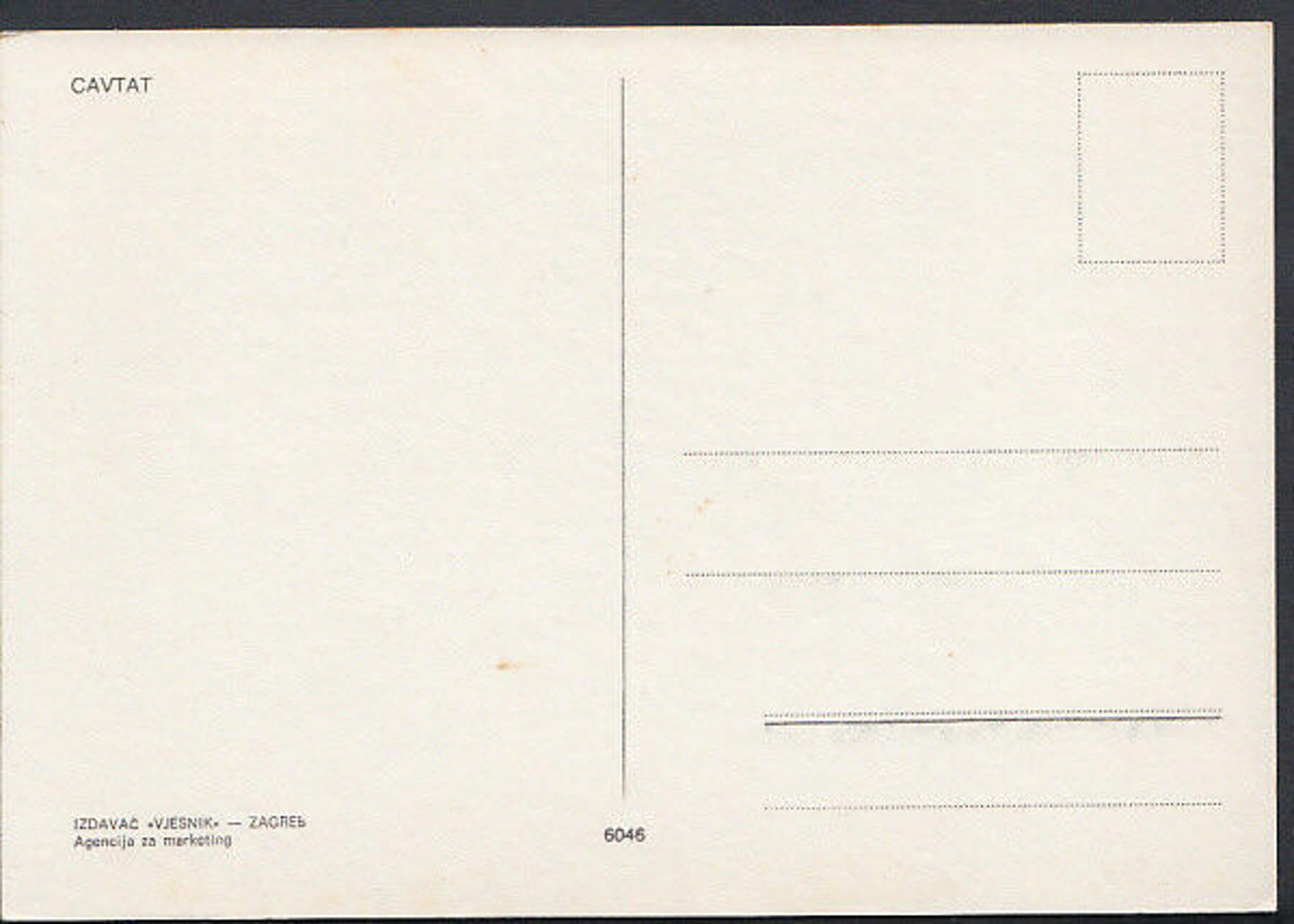 Croatia Postcard - Pozdrav Iz Cavtata  RR2365