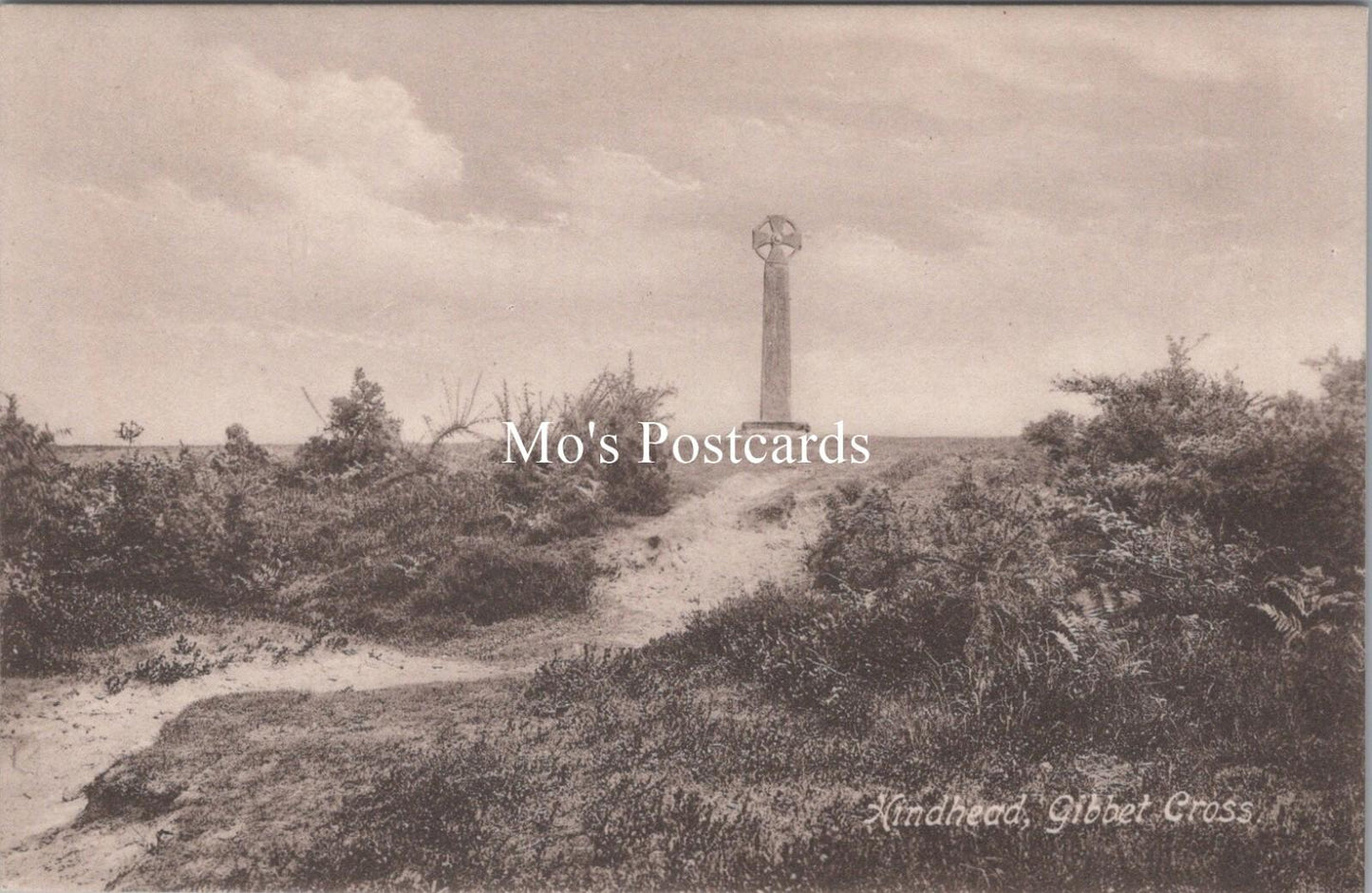 Surrey Postcard - Hindhead, Gibbet Cross  RS40121