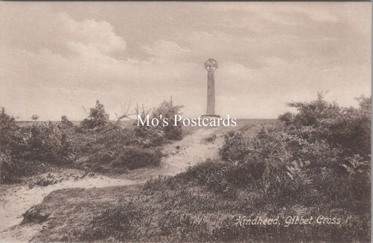 Surrey Postcard - Hindhead, Gibbet Cross  RS40121