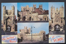 Load image into Gallery viewer, Yorkshire Postcard - The Ancient Bars of York    RS13243
