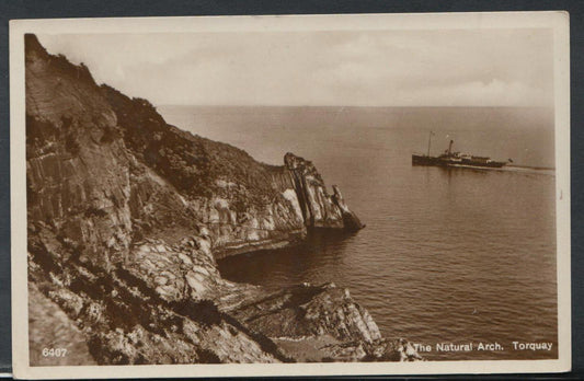 Devon Postcard - The Natural Arch, Torquay    RS9923