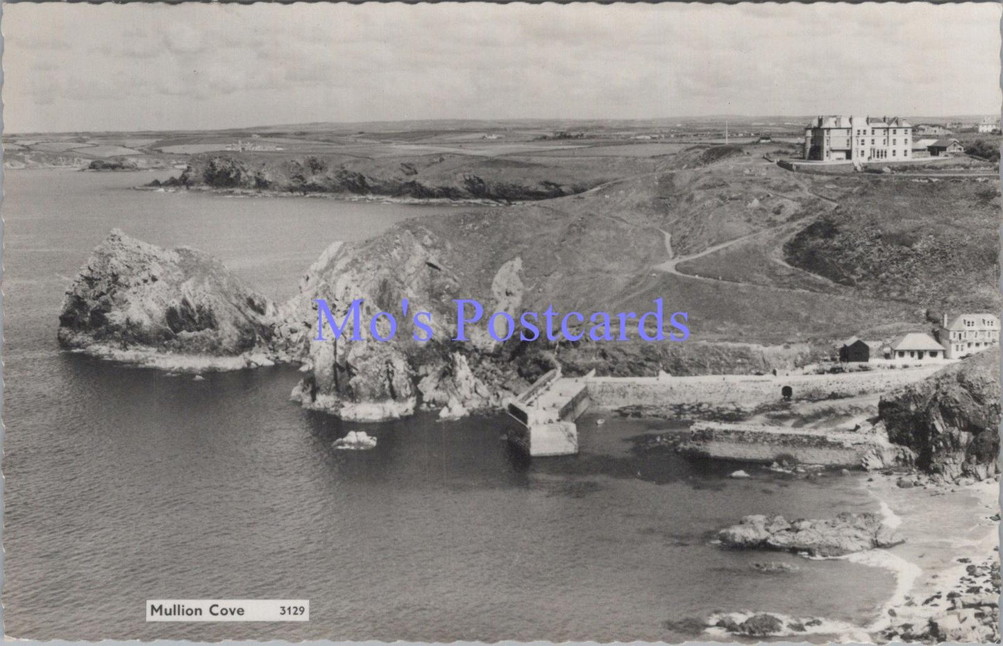 Cornwall Postcard - Mullion Cove, Cornish Coastline  DC1808