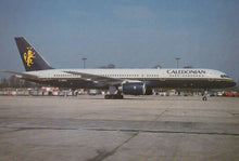 Load image into Gallery viewer, Aviation Postcard - Boeing 757-236 Caledonian Aeroplane RRR97
