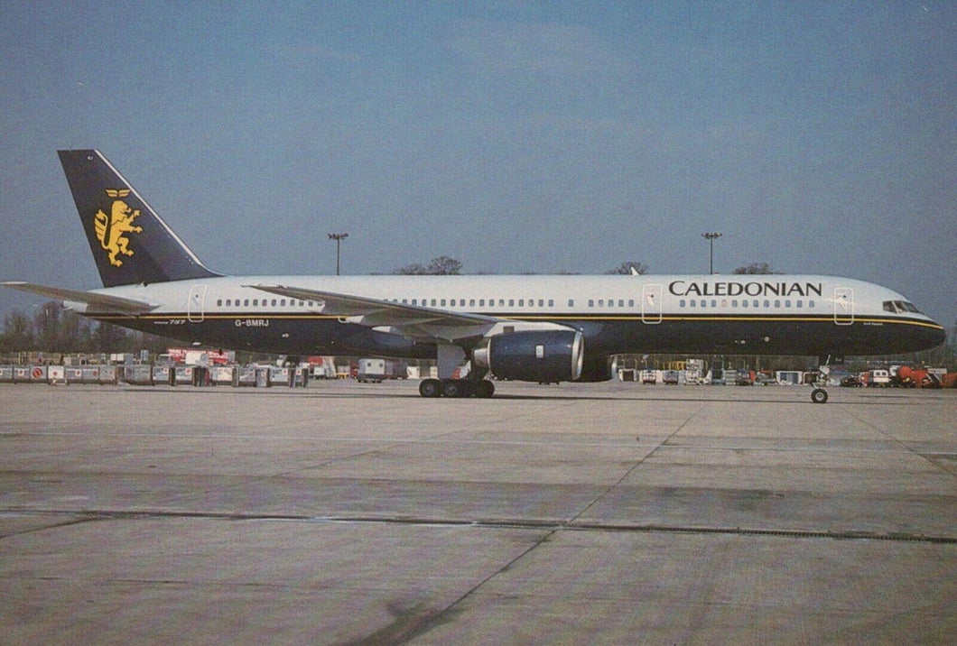 Aviation Postcard - Boeing 757-236 Caledonian Aeroplane RRR97