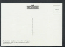 Load image into Gallery viewer, Shipping Postcard - The Captain's Day Cabin, HMS Warrior, Portsmouth  RR7273
