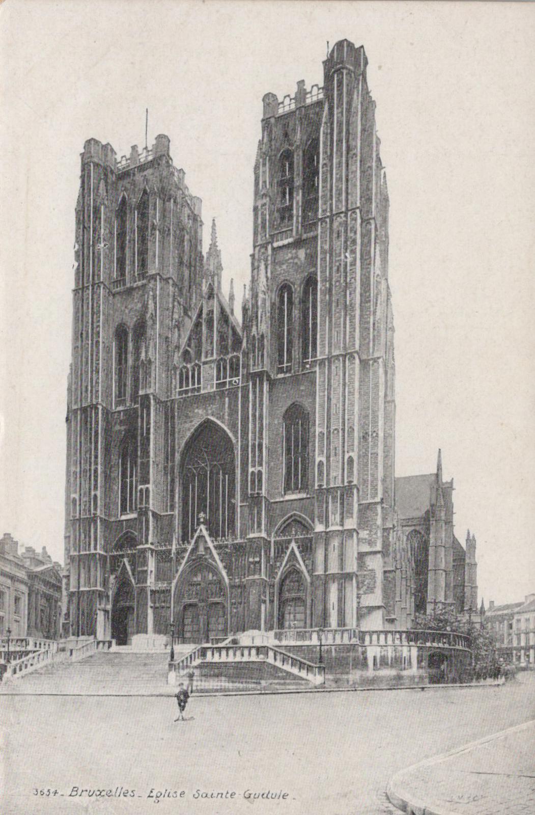Belgium Postcard - Bruxelles, Brussels, Eglise Sainte-Gudule  XT28