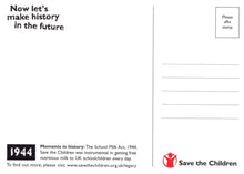 Load image into Gallery viewer, Children Postcard - Save The Children - The School Milk Act, 1944 - RRR540
