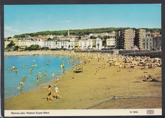Somerset Postcard - Marine Lake, Weston-Super-Mare    RR5725