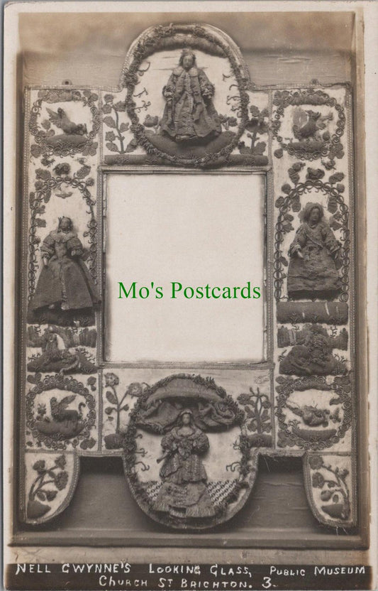 Sussex Postcard - Brighton - Nell Gwynne's Looking Glass Public Museum RS30608