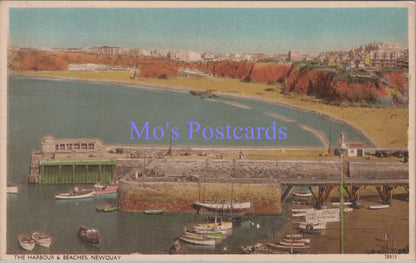 Cornwall Postcard - Newquay, The Harbour and Beaches  DC1811